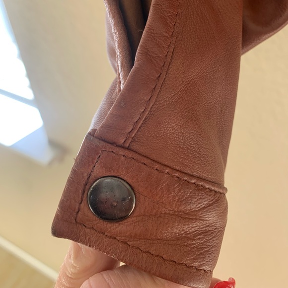 Kenna T  100% Leather Jacket w/Hood - Picture 6 of 10